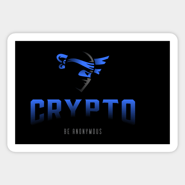 Cryptocurrency Ninja - be anonymous Sticker by Hardfork Wear